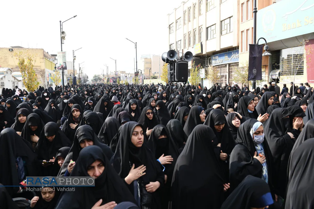 عزاداری شهادت حضرت زهرا (سلام الله علیها) با حضور حضرت آیت الله وحید خراسانی