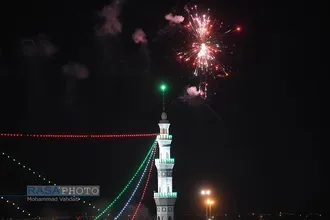 جشن بزرگ شب نیمه شعبان در مسجد مقدس جمکران