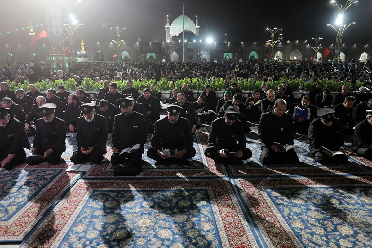 مراسم احیاء شب بیست و یکم ماه رمضان در حرم مطهر رضوی