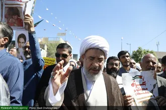 حضور شخصیت های حوزوی در راهپیمایی روز جهانی قدس