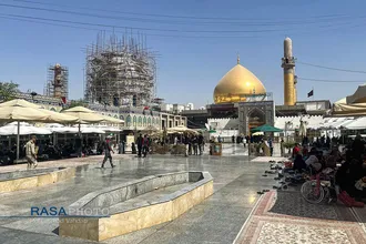 حال و هوای حرم امامین عسکریین (ع)بدون حضور زائران ایرانی در استانه اربعین حسینی