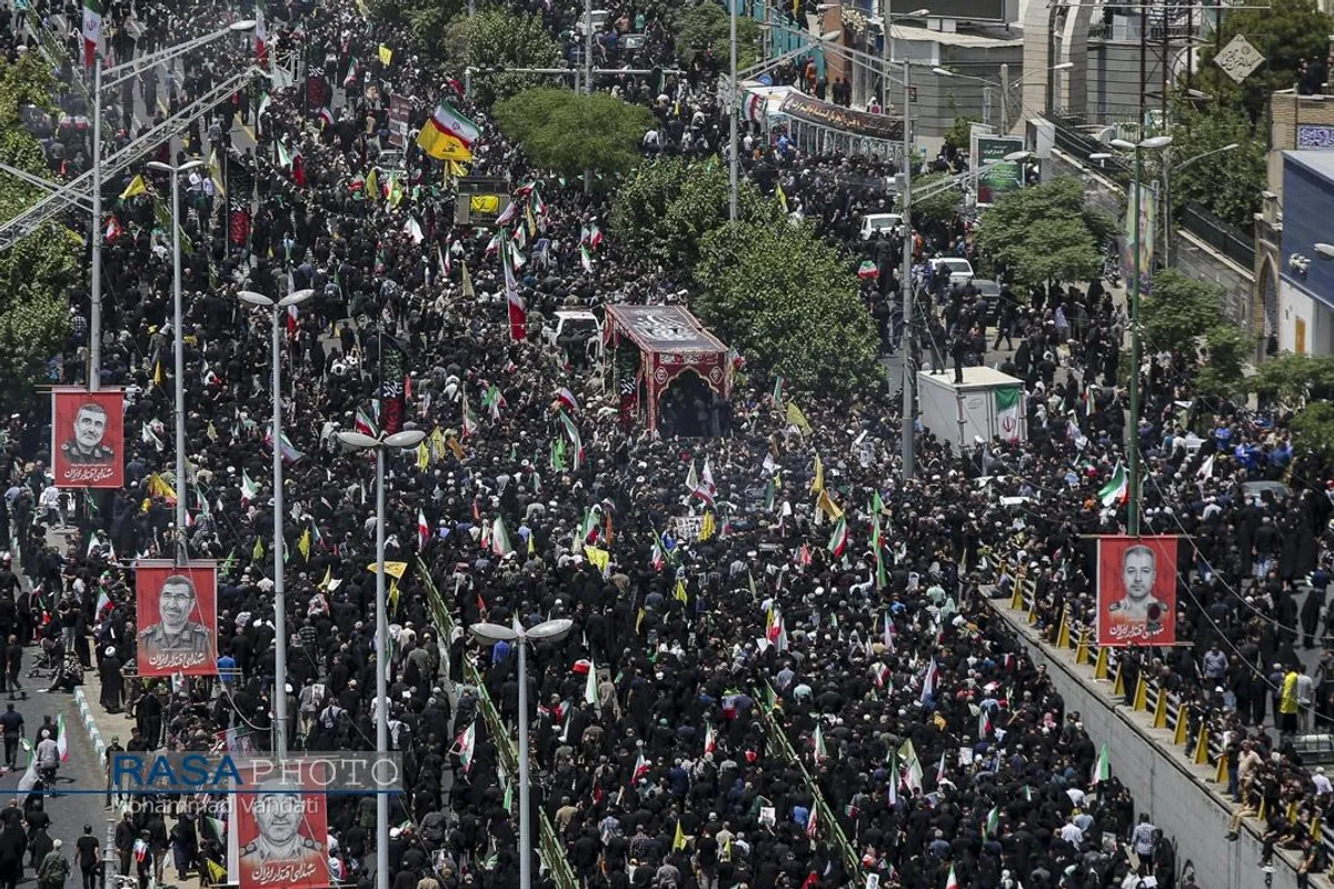 تشییع با شکوه و میلیونی شهدای اقتدار ملی در تهران