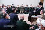 دیدار جمعی از فرماندهان ارشد نیرو&zwnj;های مسلح با فرمانده کل قوا