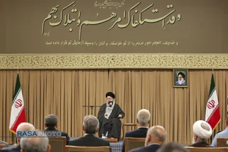 دیدار رئیس&zwnj; جمهور و اعضای هیئت دولت با رهبر معظم انقلاب