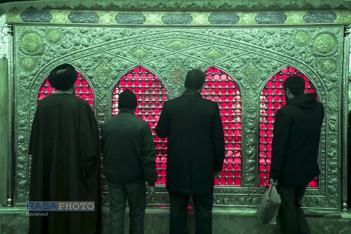 عزاداری شب شهادت حضرت امام هادی (علیه&zwnj;السلام) در حرم امامزاده موسی مبرقع قم