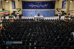 دیدار فرماندهان و کارکنان نیروی هوایی ارتش با حضرت آیت الله خامنه ای فرمانده کل قوا