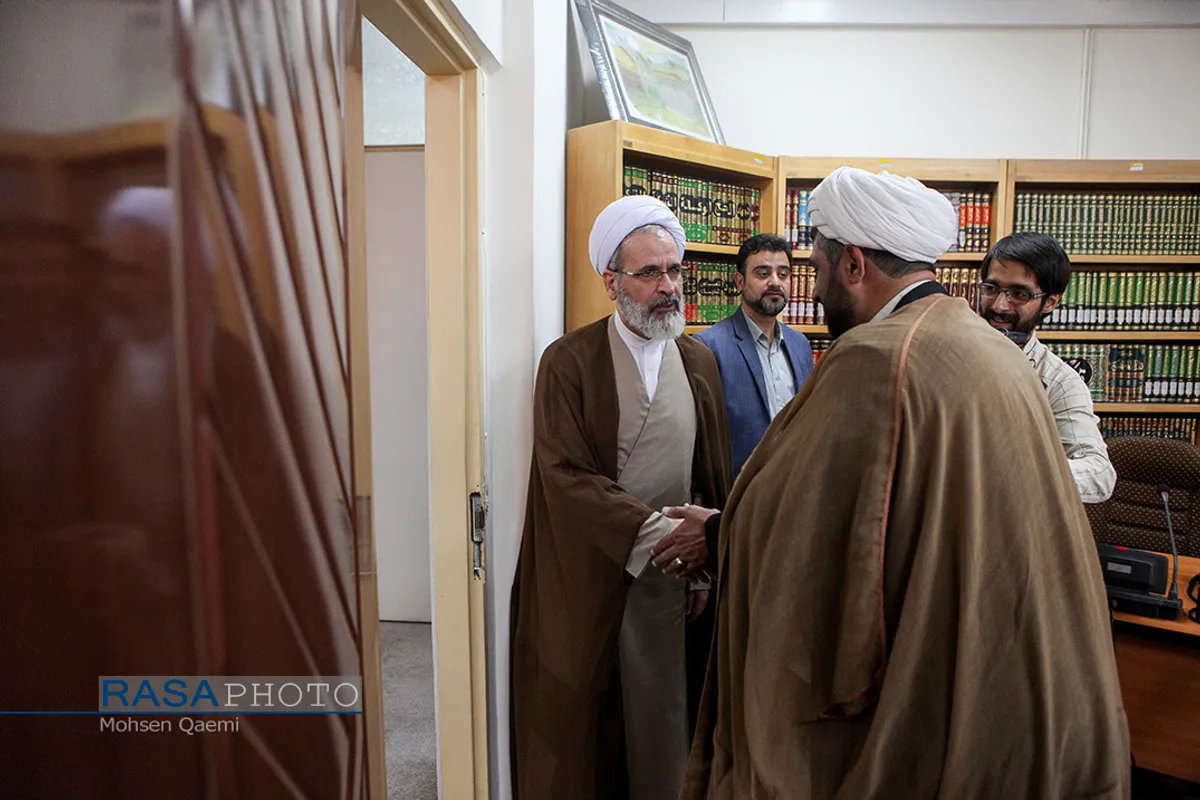 دیدار مدیرعامل و مسئولین خبرگزاری رسا با آیت الله اعرافی