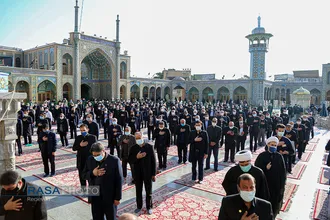 خطبه&zwnj;خوانی خادمان حرم کریمه اهل&zwnj;بیت (س) در روز شهادت امام موسی کاظم (ع)