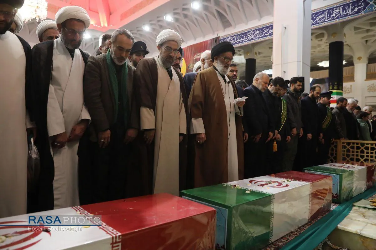 تشییع پیکر شهید خطیب در قم