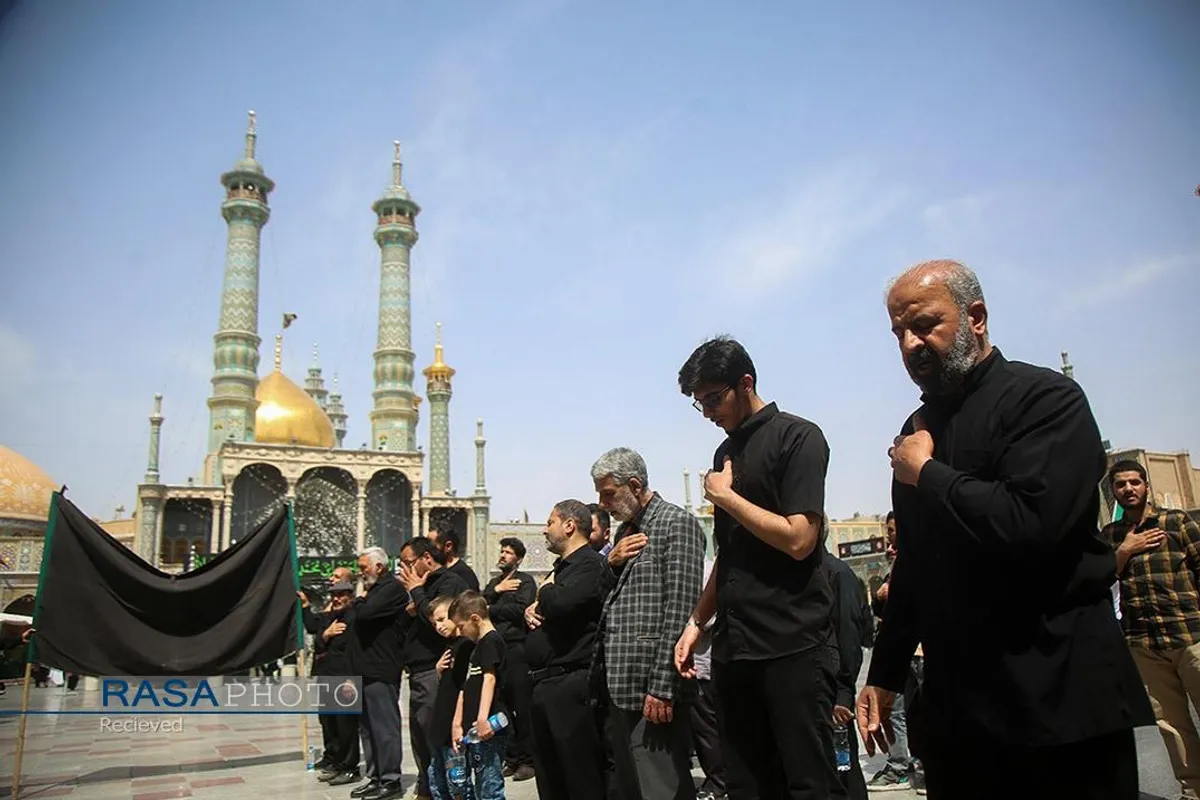 عزاداری روز شهادت حضرت امام جعفر صادق (علیه&zwnj;السلام) در قم