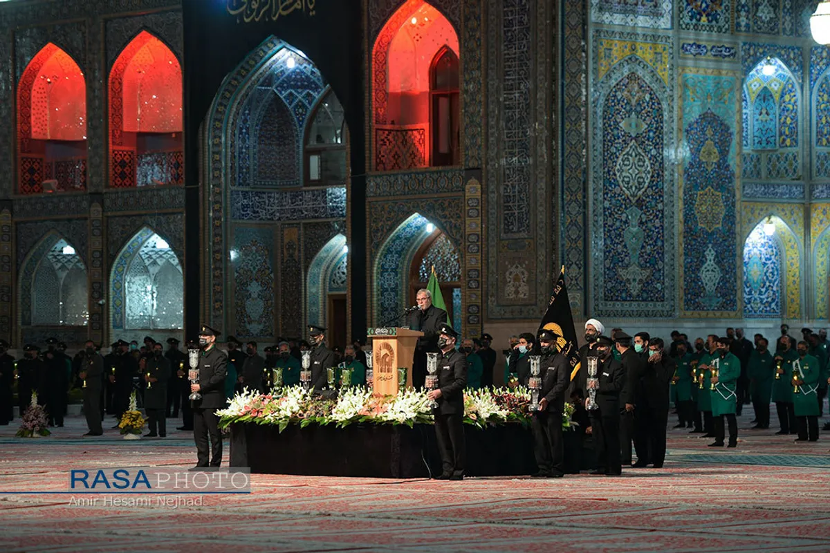 مراسم خطبه خوانی شب شهادت حضرت امام علی بن موسی الرضا (علیه السلام)