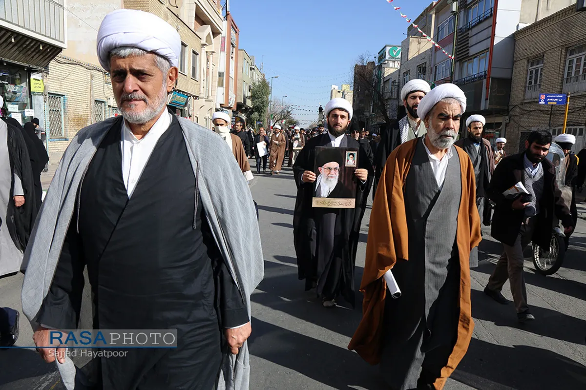 تجمع طلاب و راهپیمایی یوم الله ۹ دی در قم