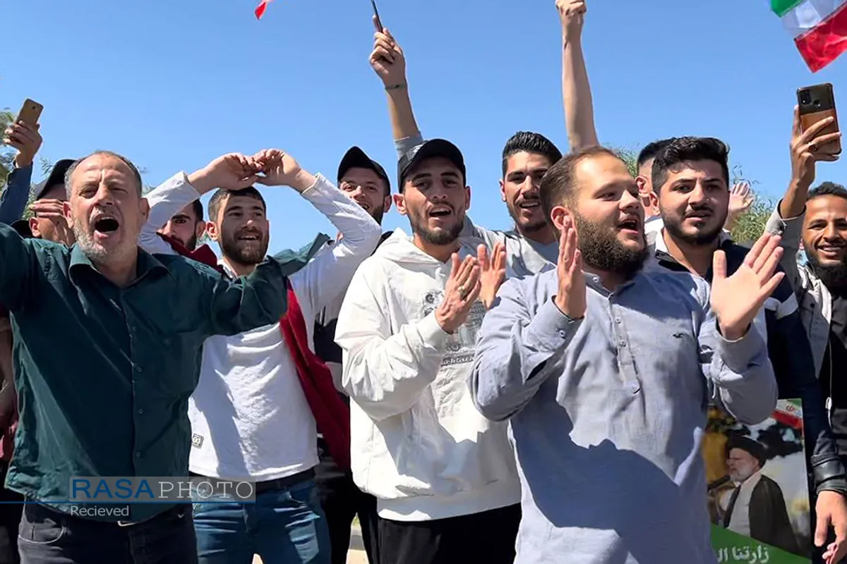 استقبال جمعی از شهروندان سوری از آیت&zwnj;الله رئیسی