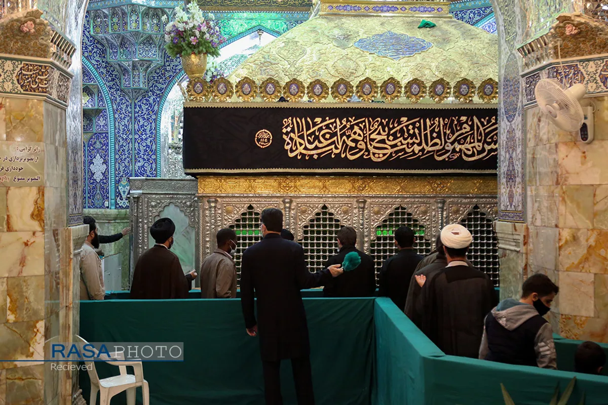 حال و هوای حرم حضرت معصومه (س) در شب شهادت امام موسی کاظم (ع)