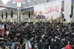 مراسم وداع با پیکر ۸ شهید حملات آمریکایی صهیونیستی اخیر به شهر مقدس قم