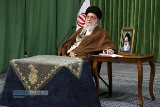 ارتباط تصویری نمایندگان تشکل&zwnj;های دانشجویی با مقام معظم رهبری