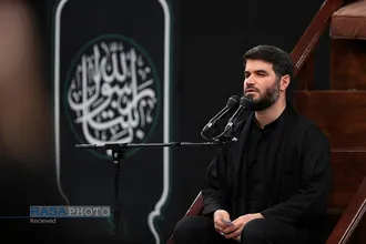 مراسم عزاداری شام شهادت حضرت فاطمه&zwnj;زهرا (سلام&zwnj;الله&zwnj;علیها) با حضور رهبر انقلاب