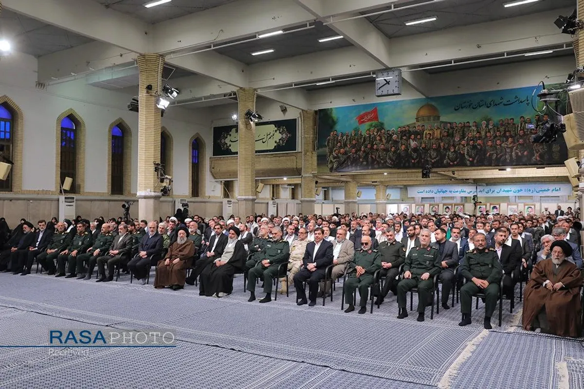 دیدار دست&zwnj;اندرکاران کنگره 24 هزار شهید استان خوزستان با رهبر معظم انقلاب