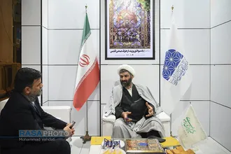 بازدید&zwnj; مدیر عامل خبرگزاری رسا از غرفه رسانه ها در نمایشگاه مطبوعات