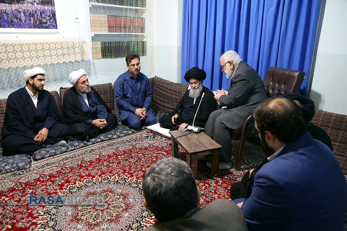 دیدار سید مرتضی بختیاری رئیس جدید کمیته امدادامام خمینی (ره) با مراجع تقلید