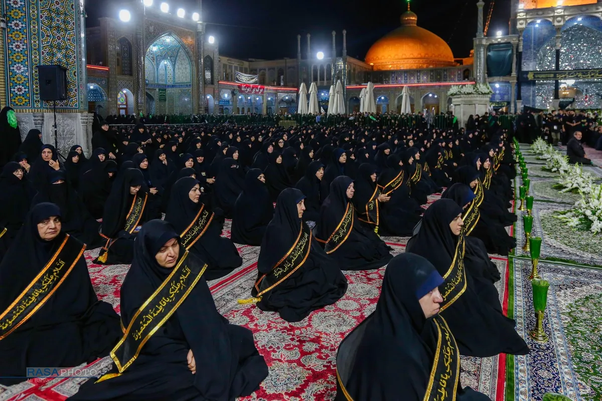 آیین شمعدان&zwnj; در شام رحلت بانوی کرامت (س)