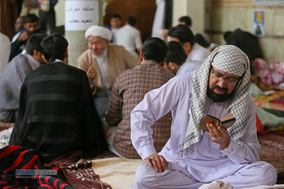 آیین معنوی اعتکاف در قم