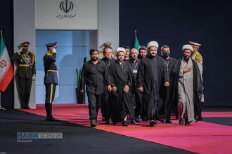 مراسم ادای احترام به پیکر مطهر رهبر شهید انقلاب اسلامی