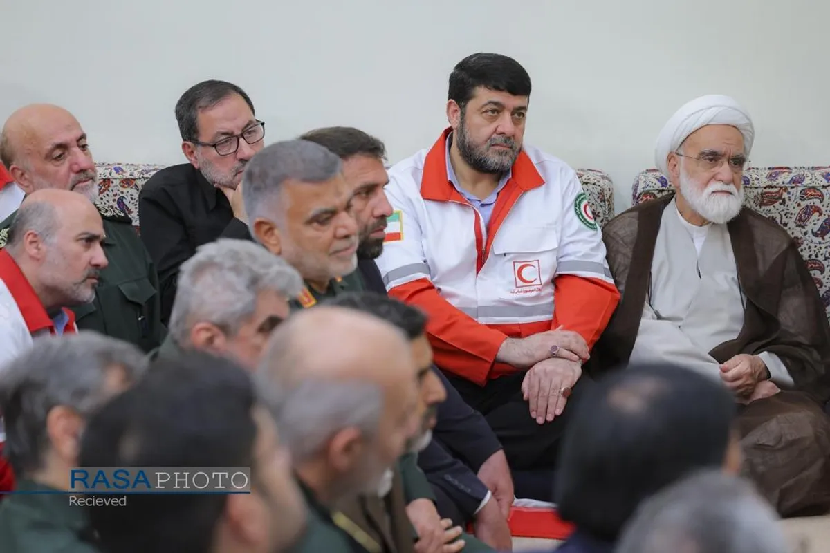 دیدار دست&zwnj;اندرکاران کنگره شهدای امدادگر با رهبر انقلاب