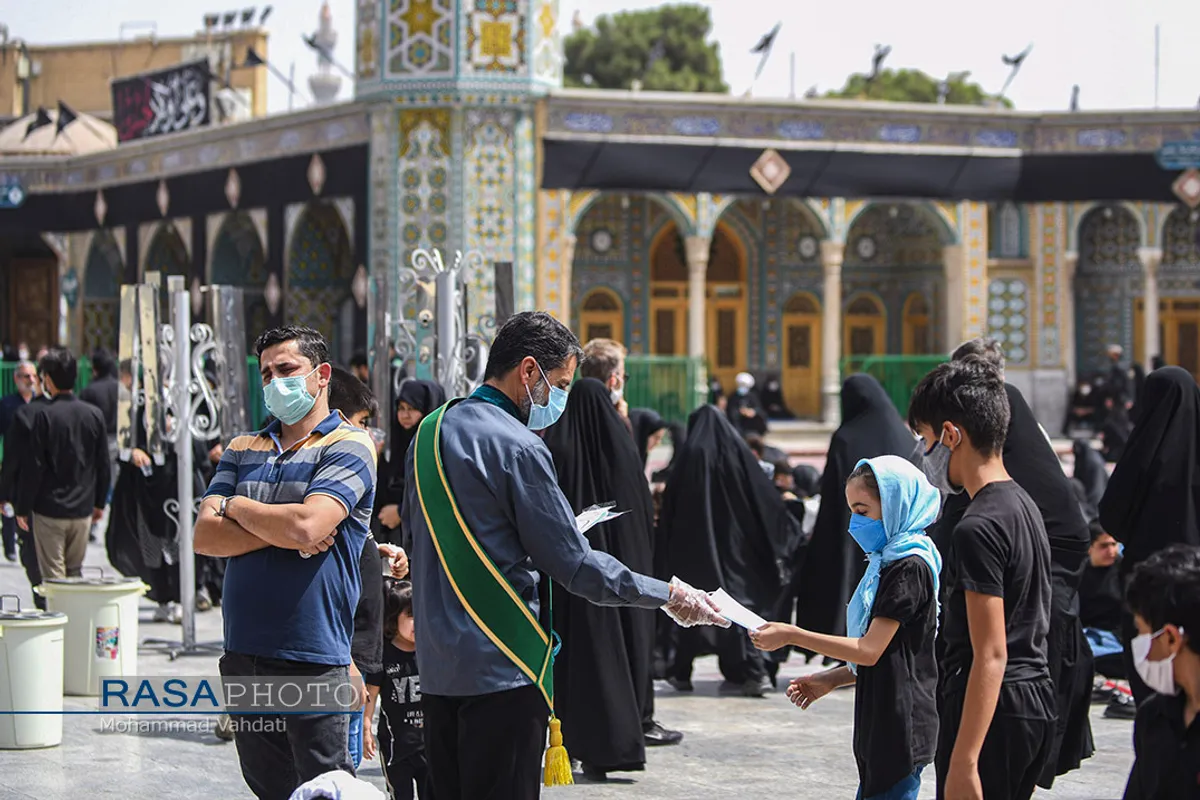 حال و هوای حرم کریمه اهلبیت (ع) در تاسوعای حسینی (ع)