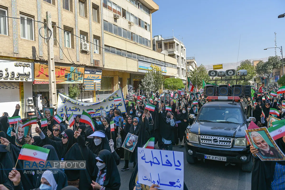 راهپیمایی "بانوان فاطمی" در شیراز