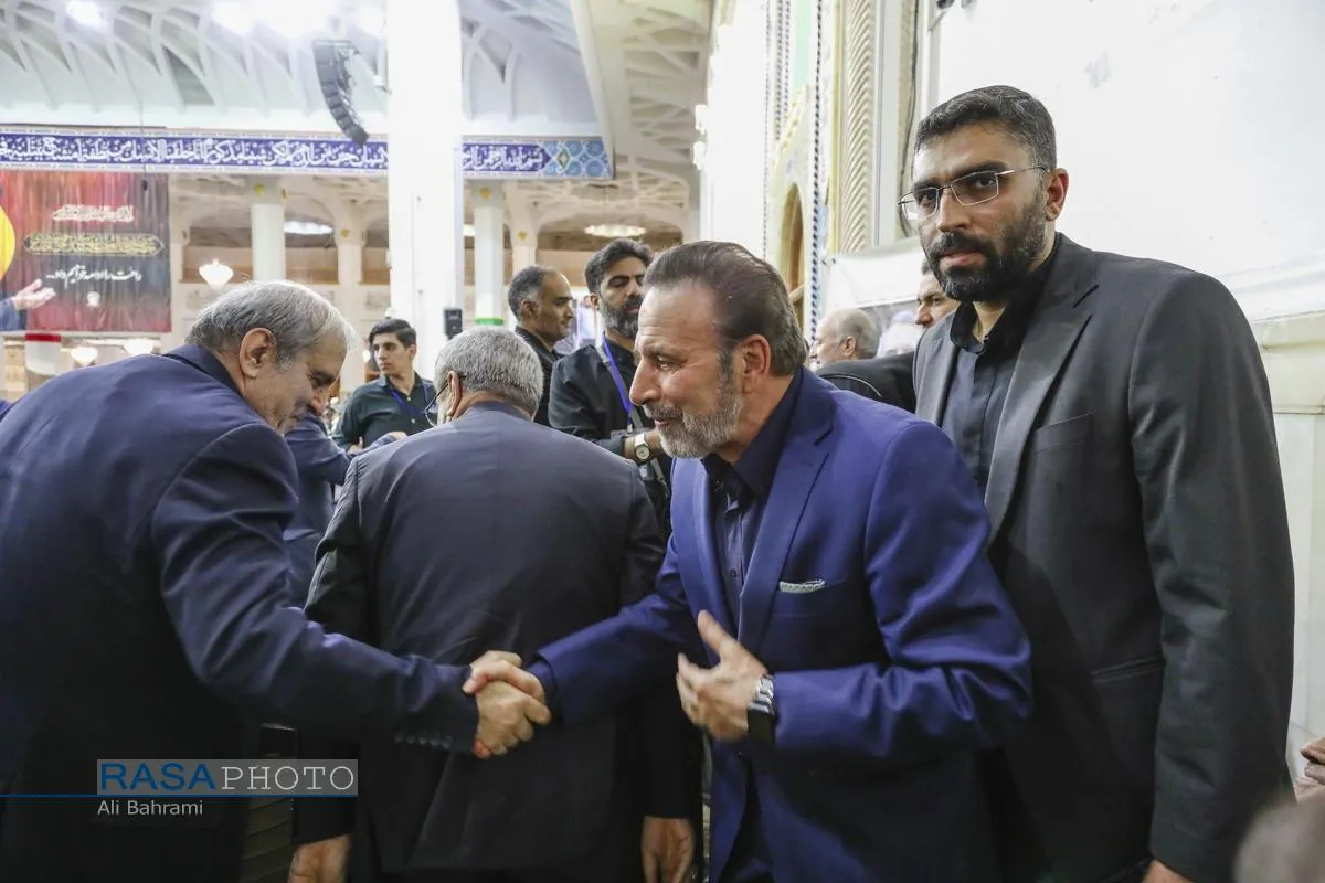 مراسم بزرگداشت چهلم شهیدان لاریجانی