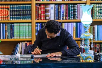 رویداد کتابت خط فیروزه&zwnj;ای در آستانه نیمه شعبان