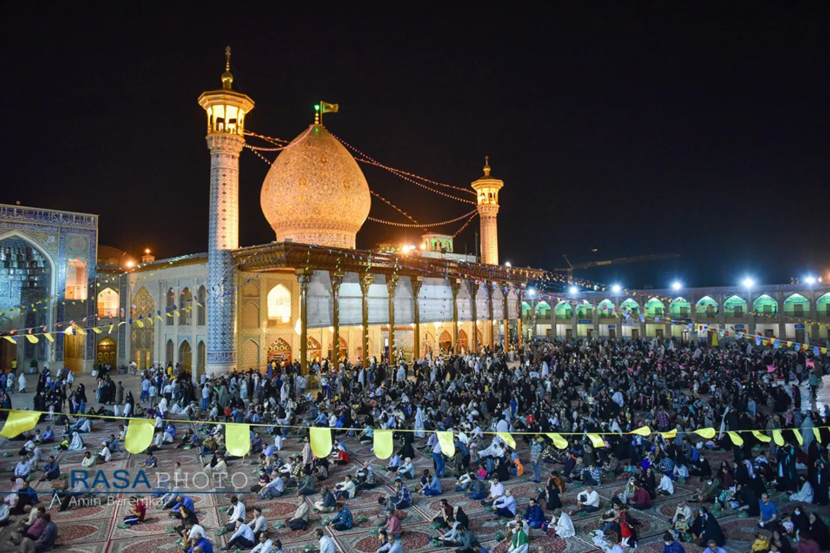 شیراز&lrm;&lrm; | جشن میلاد حضرت امام رضا (ع) در حرم مطهر حضرت احمدبن موسی (ع)