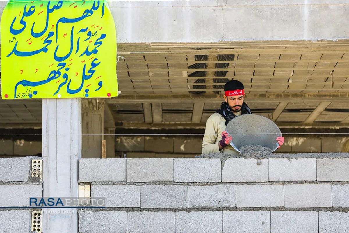 اردوی جهادی طلاب و بسیجیان قم در شهر بندر امام خمینی (سربندر)&lrm;&lrm;