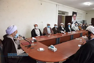 مراسم معارفه معاونان حوزه علمیه استان فارس&lrm;