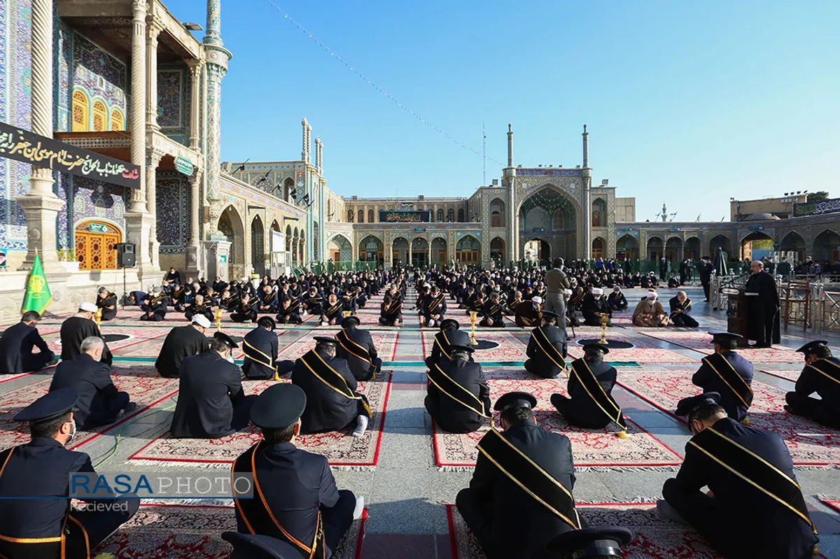 خطبه&zwnj;خوانی خادمان حرم کریمه اهل&zwnj;بیت (س) در روز شهادت امام موسی کاظم (ع)