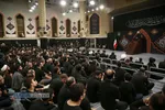 مراسم عزاداری شب عاشورای حسینی (علیه&zwnj;السلام) با حضور رهبر انقلاب