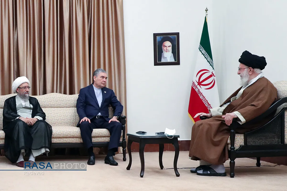 دیدار رئیس شورای مصلحت خلق ترکمنستان با رهبر انقلاب اسلامی