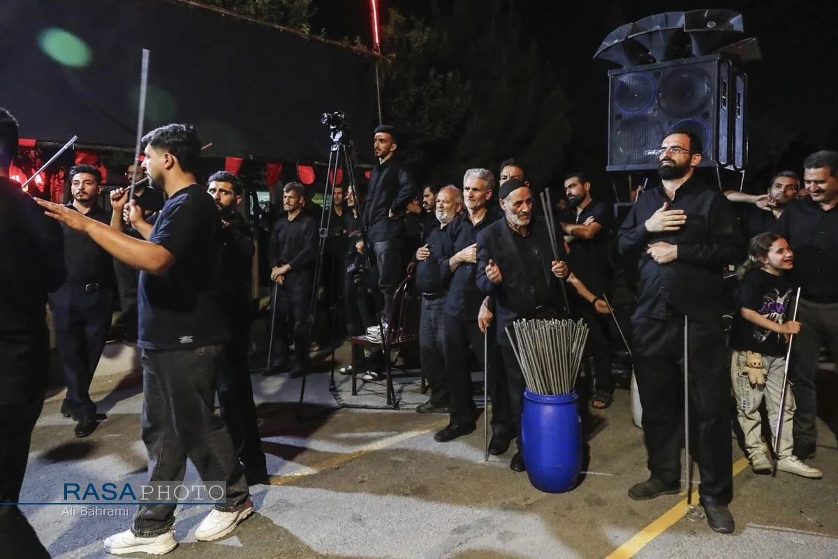شکوه عزاداری سنتی شاه حسین گویان