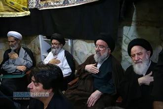تشییع همسر آیت الله شبیری زنجانی