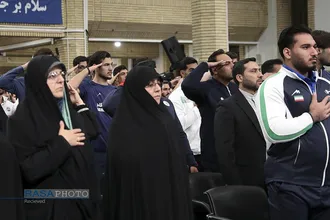 دیدار قهرمانان و مدال&zwnj;آوران ورزشی و المپیادهای علمی جهانی با رهبر انقلاب