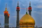 آیین تعویض پرچم حرم در شب وفات حضرت معصومه (سلام الله علیها)