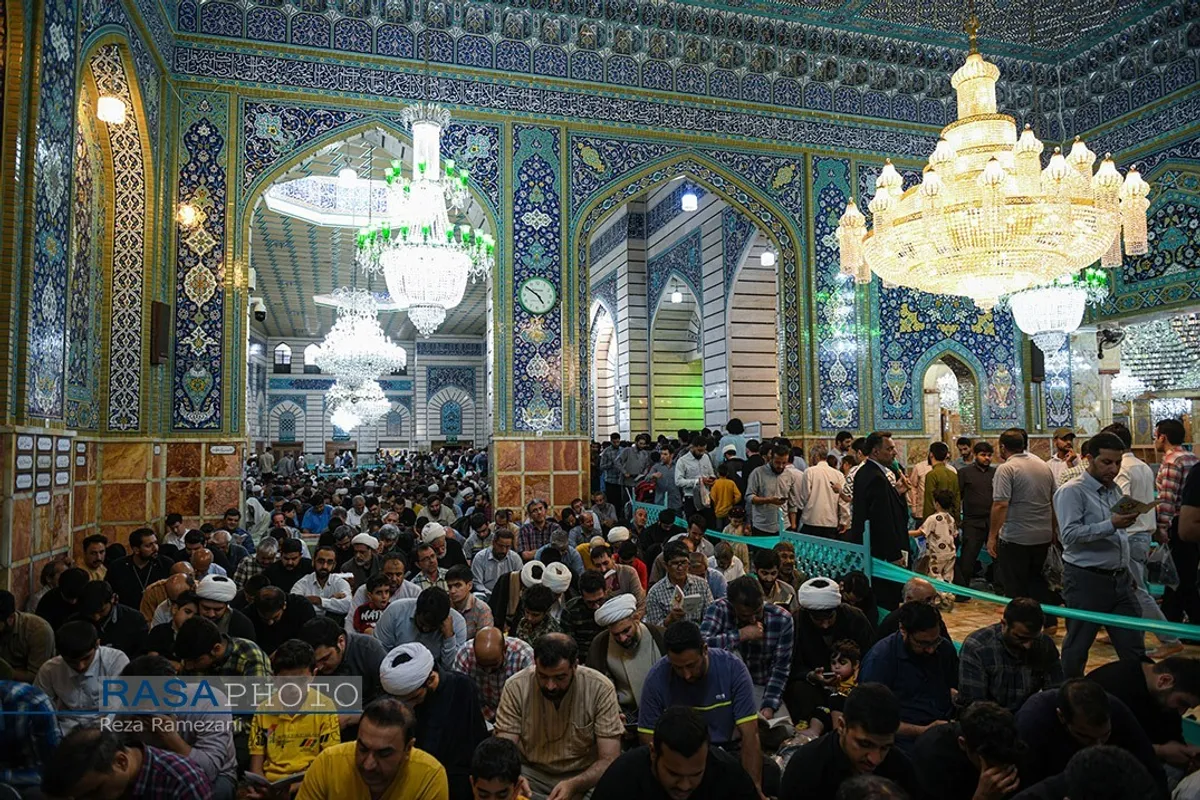 مراسم پرفیض دعای عرفه در حرم کریمه اهلبیت (سلام&zwnj;الله&zwnj;علیها)