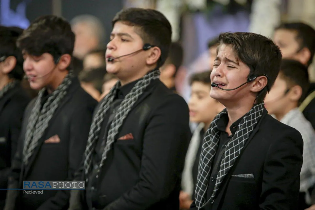 اجتماع عزاداران رهبر شهید انقلاب در حرم مطهر رضوی