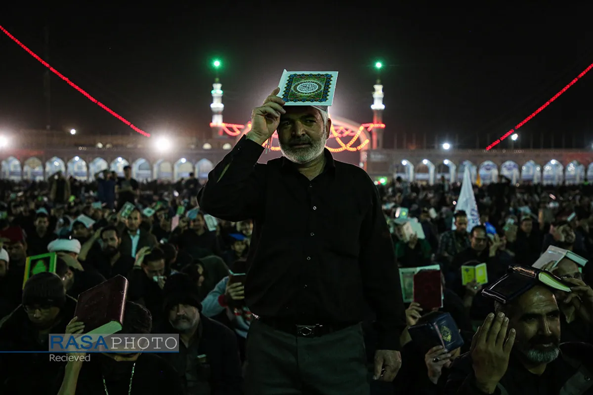 شب ۲۱ ماه مبارک رمضان در مسجد مقدس جمکران