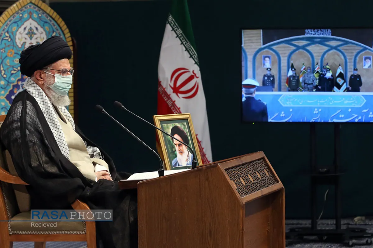 مراسم مشترک دانش&zwnj;آموختگی دانشجویان دانشگاه&zwnj;های افسری نیروهای مسلح