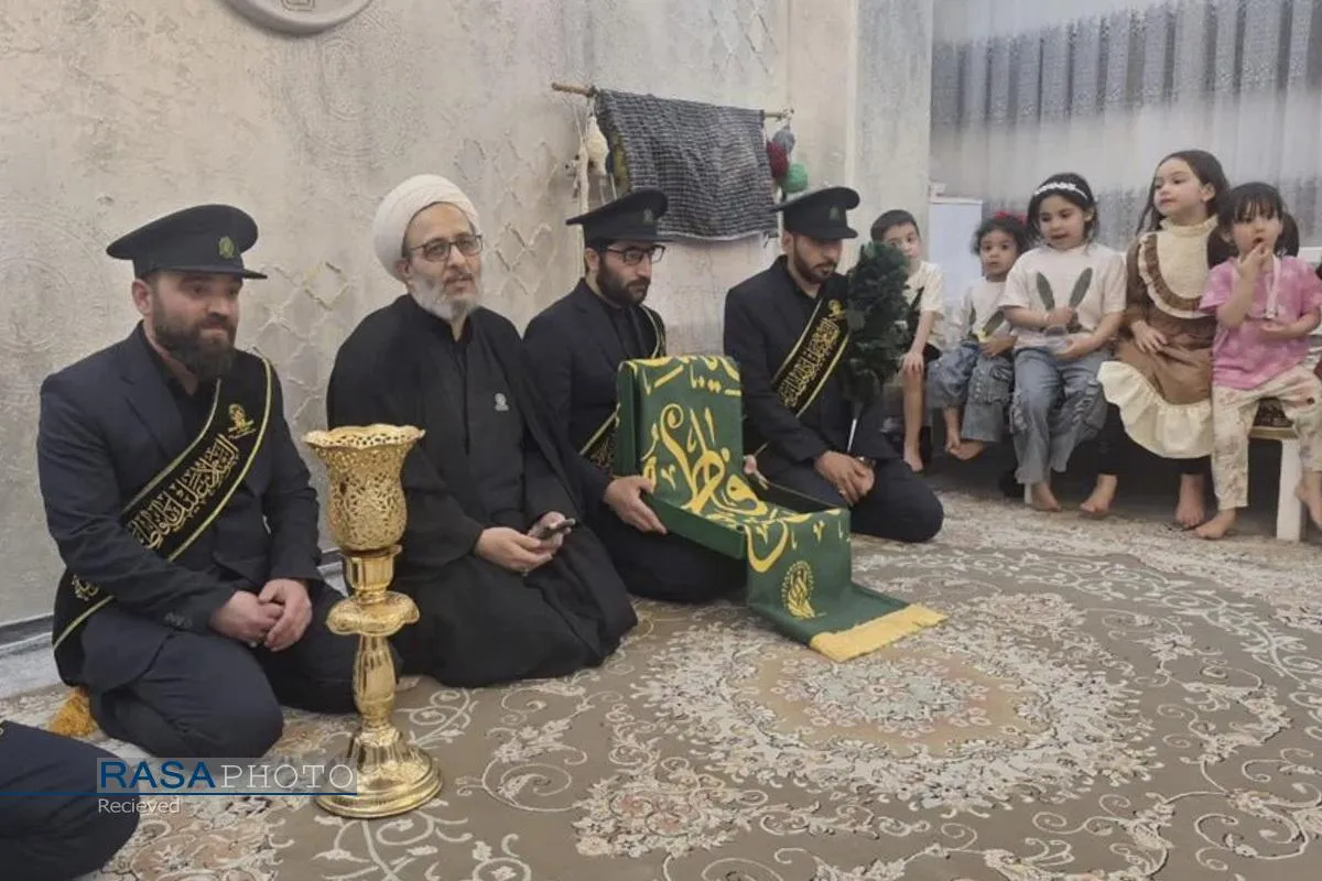 دیدار نوروزی خادمان حرم بانوی کرامت با خانواده شهدای جنگ تحمیلی رمضان