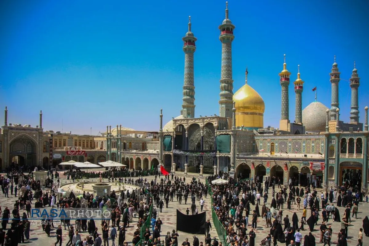 عزاداری روز شهادت حضرات پیامبر اعظم و امام حسن مجتبی (علیهما&zwnj;السلام) در قم