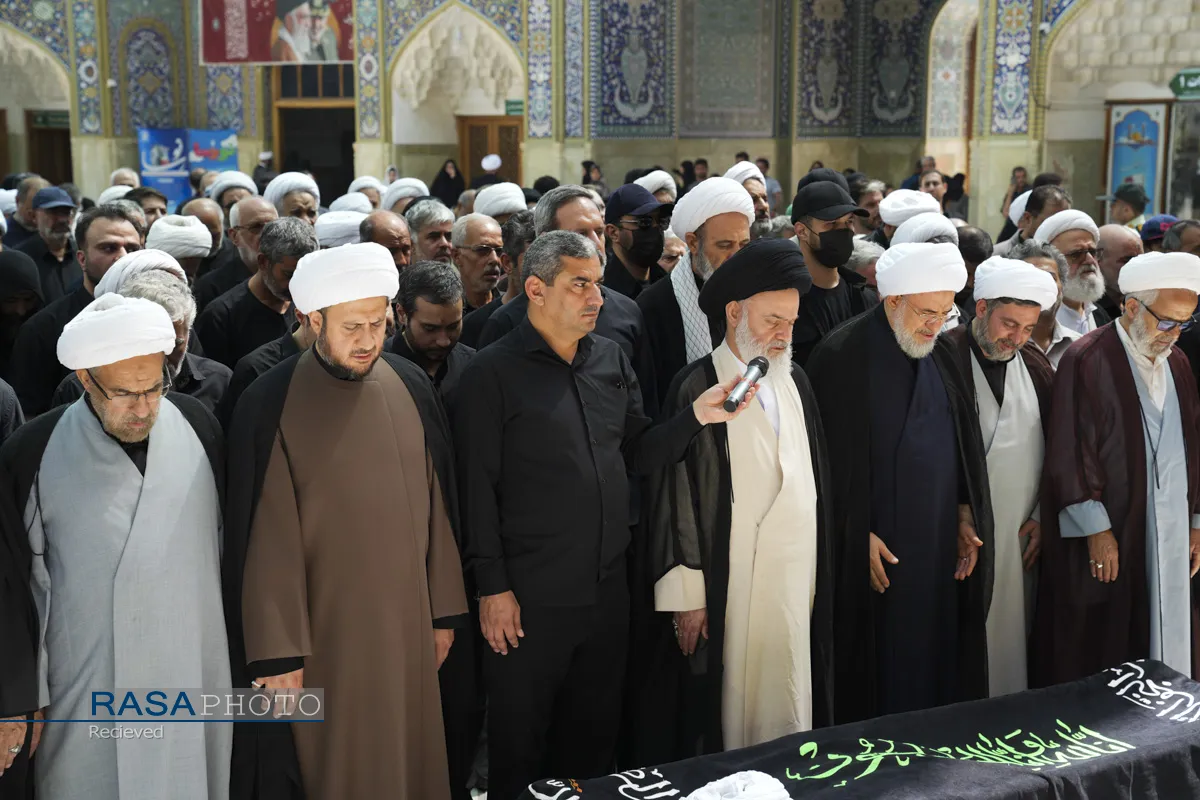تشییع و اقامه نماز بر پیکر مرحوم حجت الاسلام&zwnj; والمسلمین مرتضی مقدس
