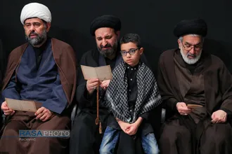 مراسم عزاداری روز اربعین هیئت&zwnj;های دانشجویی در حضور رهبر انقلاب